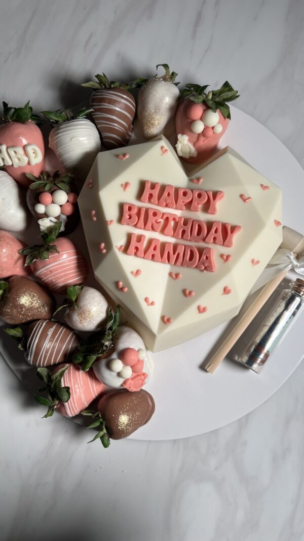 Breakable chocolate heart