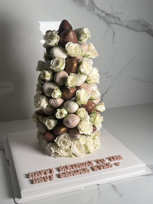 Dipped strawberries cone